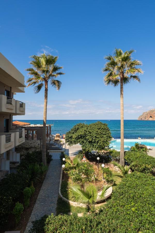 Hotel Haris On The Beach Agia Marina Dış mekan fotoğraf