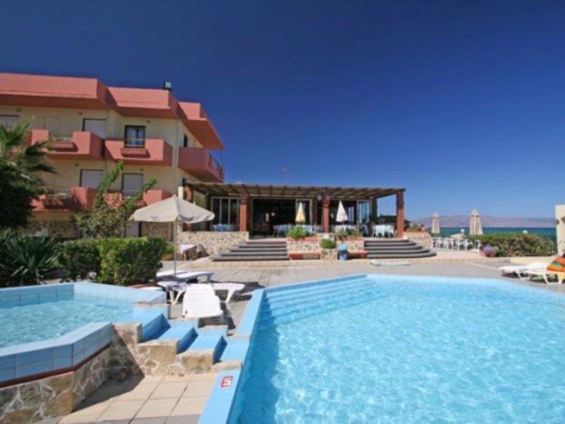 Hotel Haris On The Beach Agia Marina Dış mekan fotoğraf