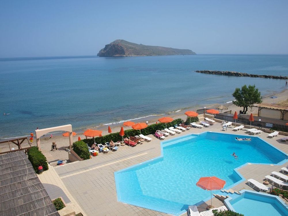 Hotel Haris On The Beach Agia Marina Dış mekan fotoğraf